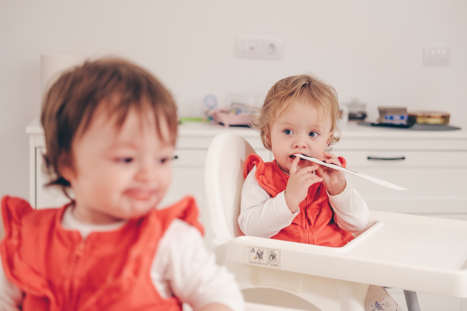 high chair twins